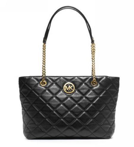 michael kors fulton quilted tote svart Hot Salg Mote pxdh6